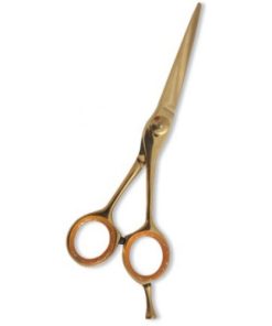 Professional Hair Cutting Scissor with razor edge. Multicolor Coating. Three Rings with screw adjust