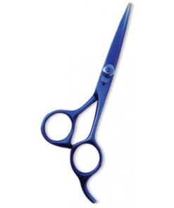 Professional Hair Cutting Scissor with razor edge. Multicolor Coating. Three Rings with screw adjust