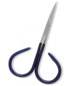 Cuticle Scissor. Plastic Grip.