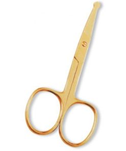 Ear Nose Scissor. Full Gold.