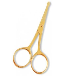 Ear Mose Scissor. Full Gold.